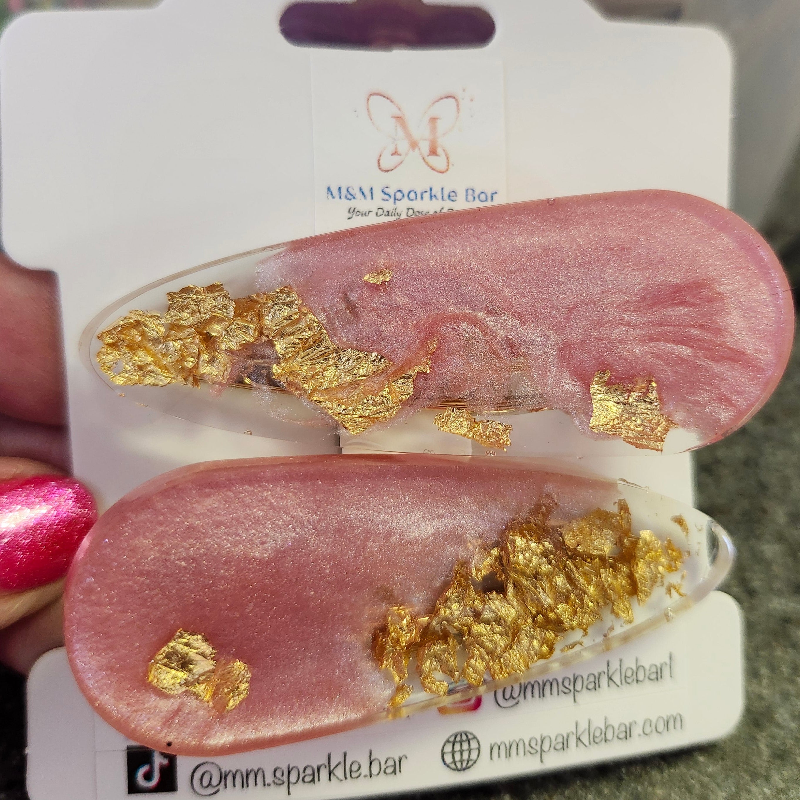 Resin Hair Clips